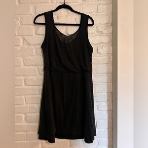 Prana Black Mini Sundress Scoop Neck